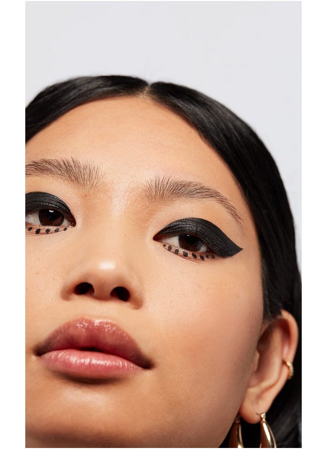 Eyeko Black Magic Liquid Eyeliner, Carbon Black - Intense - Precision Felt Tip Brush - Vegan 0.7ml