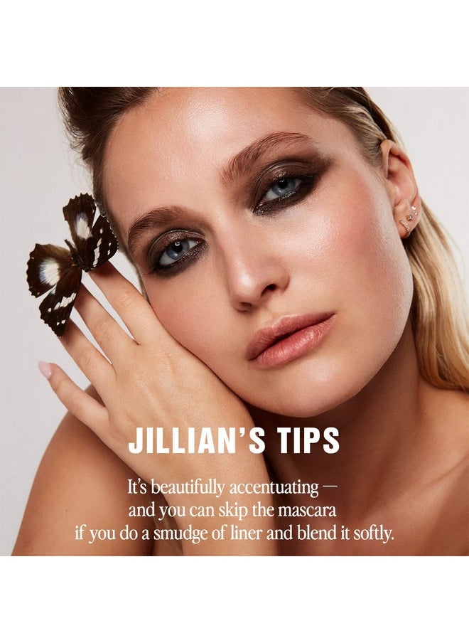 Jillian Dempsey Khôl Eyeliner | Waterproof Eyeliner Pencil with Built-in Smudger | Long-Lasting Intense Color I Vegan | Rich Brown