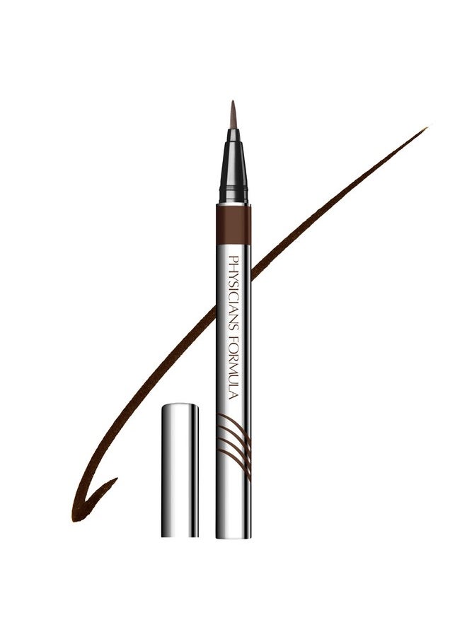 Physicians Formula Eye Booster, Lash-Enhancing 2-in-1 Eyeliner Serum, Dermatologist Approved, Hypoallergenic, Cruelty-Free & Vegan - Deep Brown