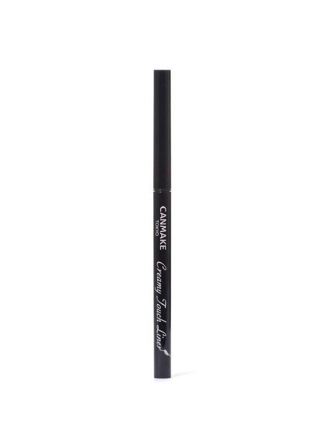 CANMAKE Creamy Touch Liner 1.5mm Slim Eyeliner (0.09 g) (01 Deep Black)
