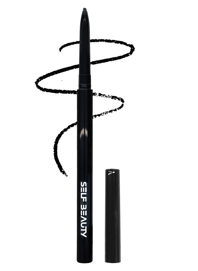 self beauty Ultra Slim Waterproof Gel Eyeliner | Easy Retractable Eyeliner Pencil Waterproof Smudge Proof | Long Lasting Eyeliner | Korean Eyeliner Gel Pen | Black Eye Liners for Women