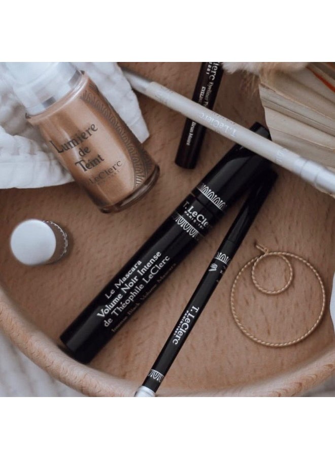T. LeClerc Waterproof Eye Pencil - Creamy Contour Eyeliner for Water Line & Lash Line Precision Sharp Tip Long Lasting & Defining Easy to Color Smudge Proof Smokey Eye Makeup (Brun Place Des Vosges)