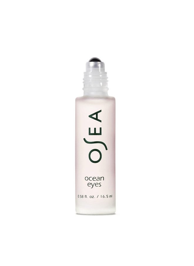OSEA Ocean Eyes® Age-Defying Eye Serum - For Dark Circles, Puffiness - Cooling Roller Ball Applicator - Hyaluronic Acid, Peptides - Clean Skincare - Vegan & Cruelty-Free Anti-Aging Under Eye Treatment