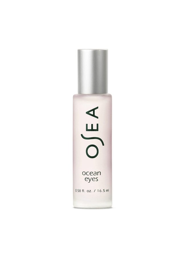OSEA Ocean Eyes® Age-Defying Eye Serum - For Dark Circles, Puffiness - Cooling Roller Ball Applicator - Hyaluronic Acid, Peptides - Clean Skincare - Vegan & Cruelty-Free Anti-Aging Under Eye Treatment