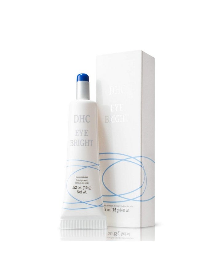 DHC Eye Bright Lightweight Eye Gel Minimizes Dark Circles and Puffy Eyes Absorbs quickly Daytime and Nighttime Use Ideal for All Skin Types, Clear, 0.52 Fl Ounce