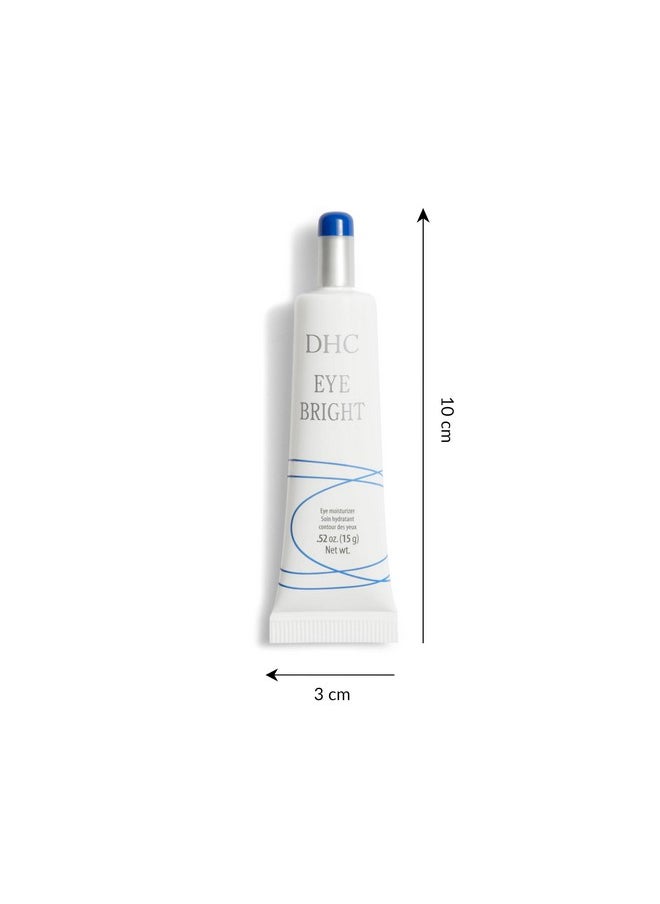 DHC Eye Bright Lightweight Eye Gel Minimizes Dark Circles and Puffy Eyes Absorbs quickly Daytime and Nighttime Use Ideal for All Skin Types, Clear, 0.52 Fl Ounce