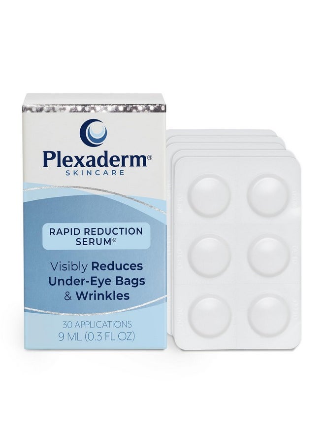 Plexaderm Rapid Reduction Eye Serum Pods - Advanced Formula - Anti Aging Serum Visibly Reduces Under Eye Bags, Wrinkles, Dark Circles, Fine Lines & Crow's Feet Instantly