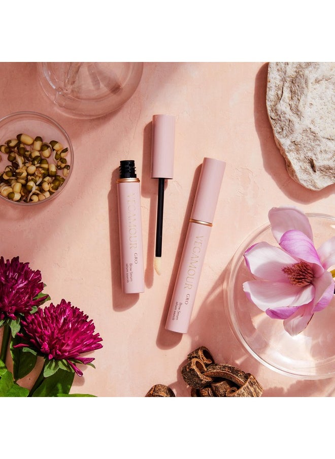 VEGAMOUR GRO Brow Serum for Thicker Looking Brows in as Soon as 30 Days, Vegan Eyebrow Enhancing Serum, 3 ML