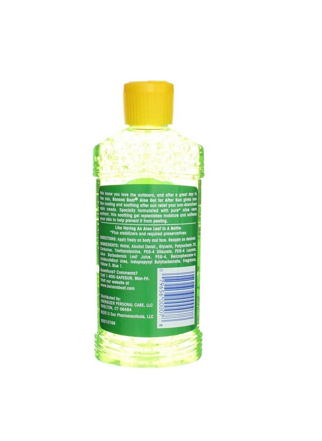 Banana Boat Aloe After Sun Gel 8 Ounce Soothing (Pack of 2)