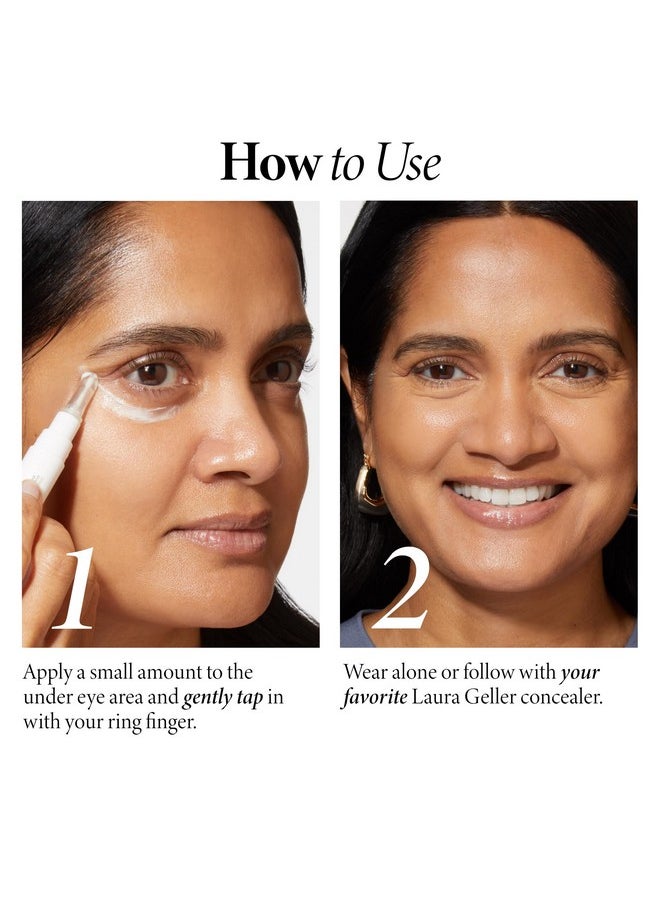 LAURA GELLER NEW YORK Spackle Illuminating Hydrating and Brightening Under Eye Primer - Reduces the Appearance of Fine Lines - Lasts All Day - Universal