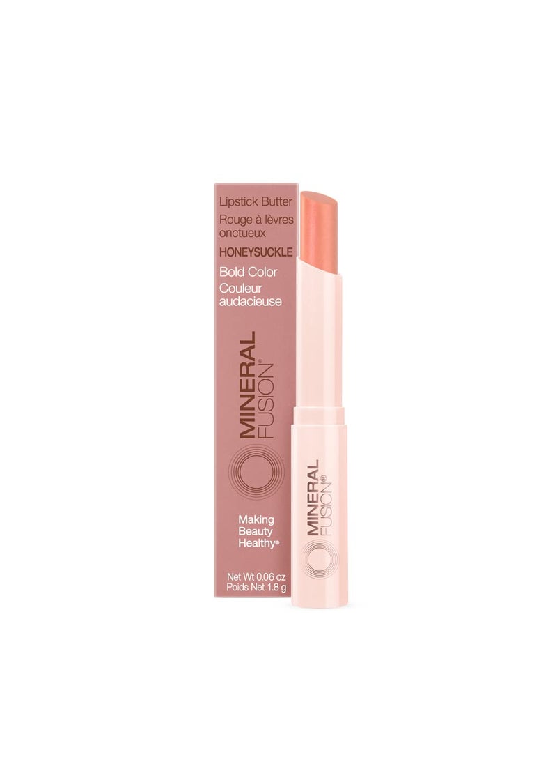 Mineral Fusion Lipstick Butter, Honeysuckle, 0.06 Ounce