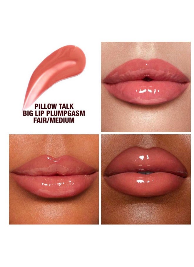 Charlotte Tilbury Pillow Talk Lip Secrets holiday Set - Matte Revolution Lipstick Full Size, Lip Cheat Liner, Collagen Lip Bath Plumper, Jewel Lips Lip Gloss