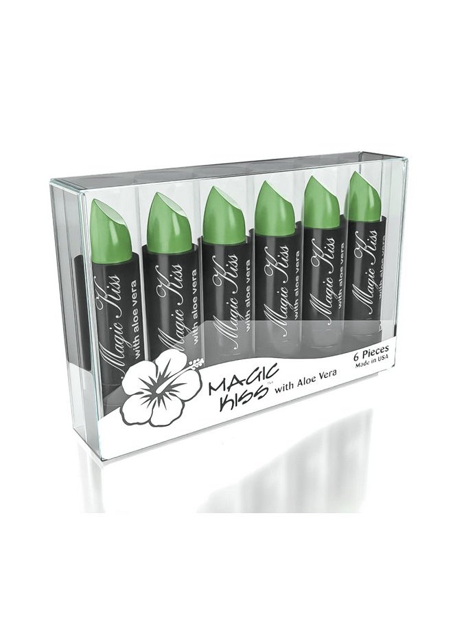 Magic Kiss Lipstick Set Aloe Vera Color Changing Green