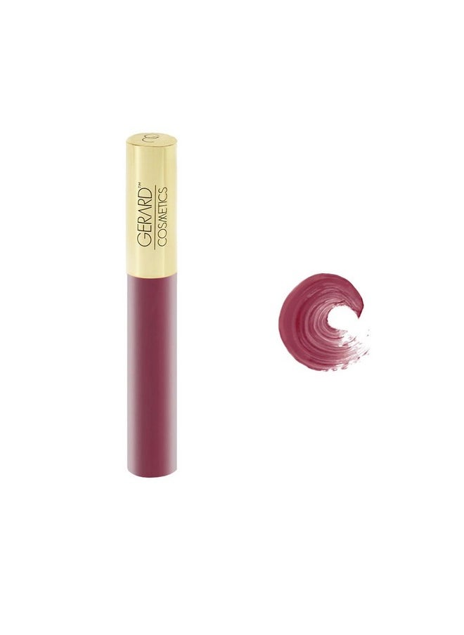 Gerard Cosmetics HydraMatte Liquid Lipstick Cher | Mauve Lipstick with Matte Finish | Long Lasting and Non-Drying | Super Pigmented Fully Opaque Lip Color