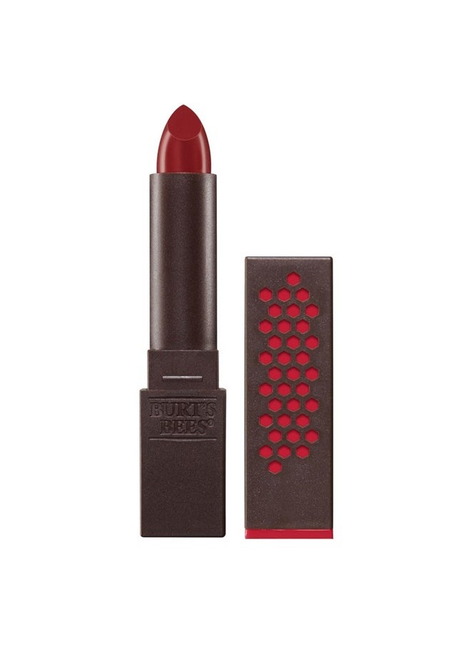 Burt’s Bees 100% Natural Moisturizing Lipstick, Scarlet Soaked, 1 Tube
