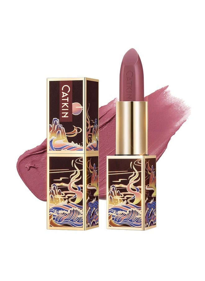 Catkin Semi-Matte Lipstick Hydrating High Impact Color Infused with Vitamin E and Avocado Oil Smooth Soft Texture Long Lasting Matte Finish 167