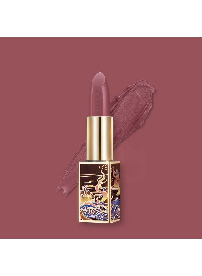 Catkin Semi-Matte Lipstick Hydrating High Impact Color Infused with Vitamin E and Avocado Oil Smooth Soft Texture Long Lasting Matte Finish 167
