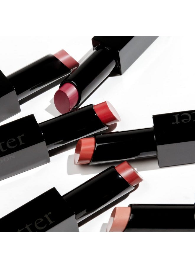 butter LONDON Plush Rush Satin Matte Lipstick, Fired Up