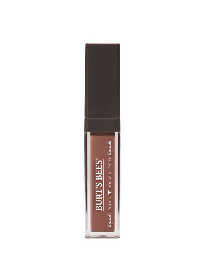 Burt's Bees 100% Natural Glossy Liquid Lipstick, Sandy Seas, 1 Tube