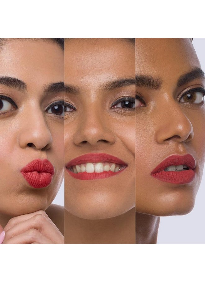 SUGAR Cosmetics Matte Attack Transferproof Lipstick09 The Peach Boys (Midtoned Peach With Hints Of Red And Brown) Moisturiser, Long Lasting, Matte Finish