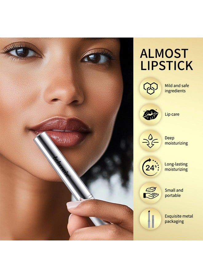 NICEFACE Luxurious Dark Honey Lipstick - Richly Pigmented, Long-Lasting, Nourishing and moisturizing Formula for a Seductive, Velvety Finish - Suitable for Every Skin Tone