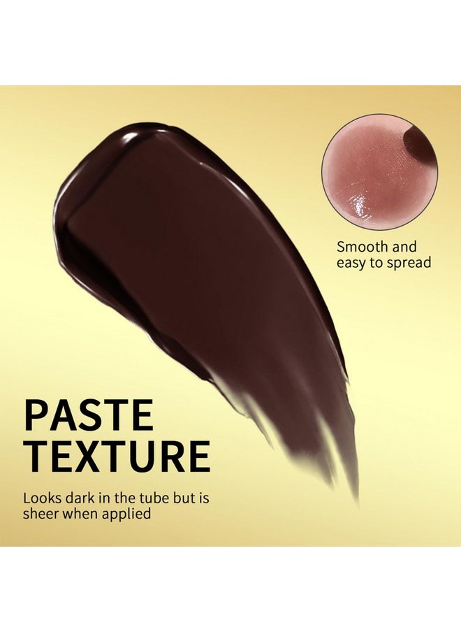 NICEFACE Luxurious Dark Honey Lipstick - Richly Pigmented, Long-Lasting, Nourishing and moisturizing Formula for a Seductive, Velvety Finish - Suitable for Every Skin Tone