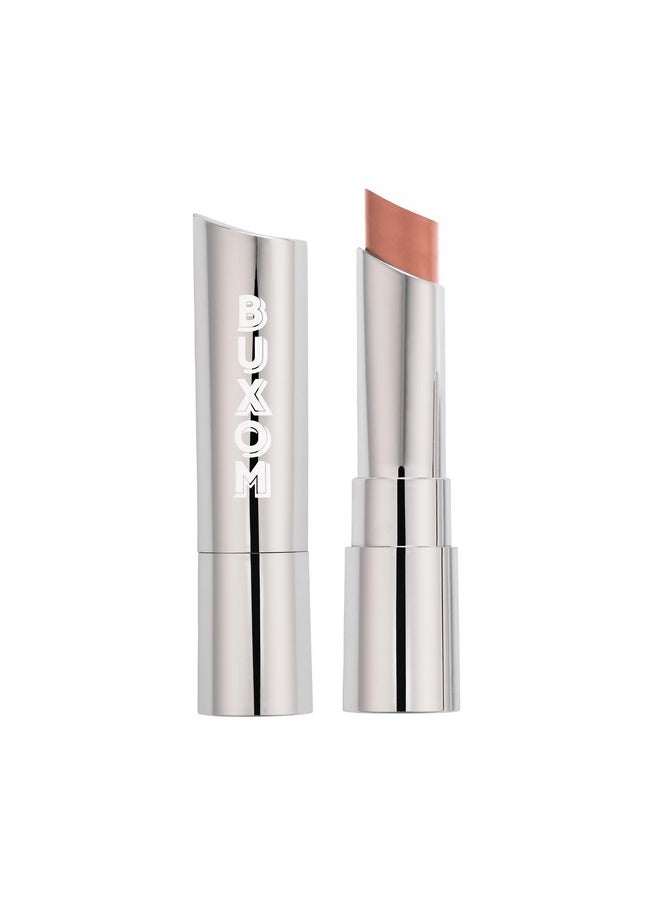 BUXOM Full-On Plumping Satin Lipstick, Formulated with Hyaluronic Acid & Sunflower Wax, Moisturizing Creamy Lipstick, Satin Finish, Weightless