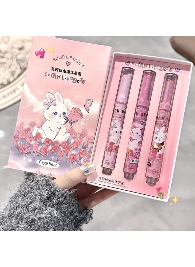 KTouler 6 Colors Cute Jelly Lipstick Set, Shine Hydrating Lip Gloss, Moisturizing Tinted Lip Balm, Smooth Nourishing Lip Care Lip Tint with Gift Box