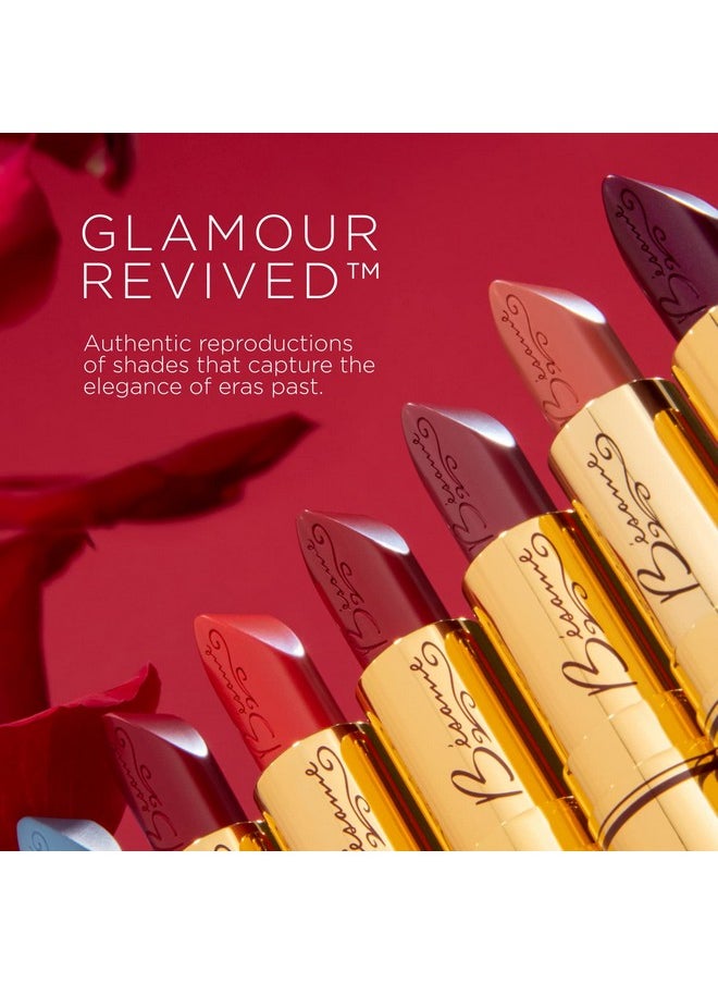 BESAME Cherry Red Lipstick 1935 Vintage Shade, Cool, Ripe Dark Red, Great for Medium to Deep Skin, With Moisturizing Vitamin E, Satin Finish, Long-Lasting Lip-Stick Color or Matte Lip Stain