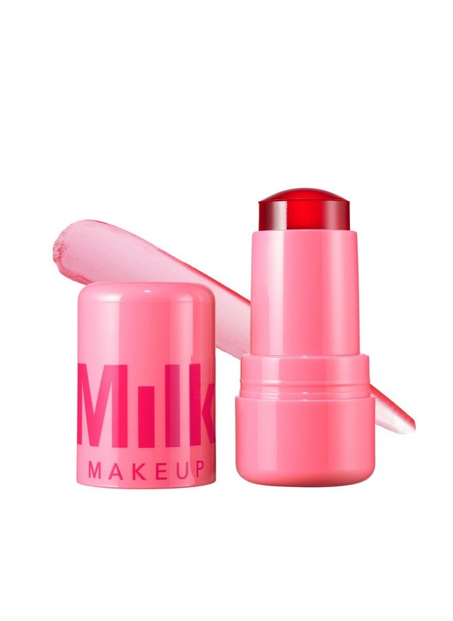 Milk Makeup Cooling Water Jelly Tint, Chill (Red) - 0.17 oz - Sheer Lip & Cheek Stain - Buildable Watercolor Finish - 1,000+ Swipes Per Stick - Vegan, Cruelty Free