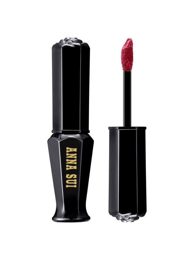 ANNA SUI Everlasting Rouge, Matte Finish Lipstick, Vibrant Color, No Smudging, Long-Lasting Wear, 401 Dusty Red with a Chic Swagger, 0.24 oz