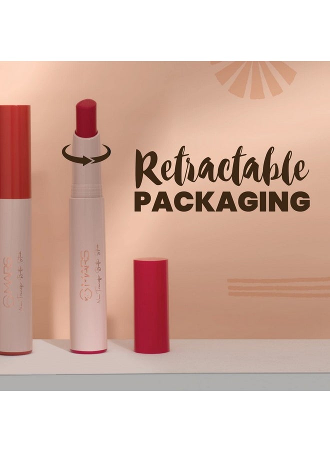 MARS Matte Non-Transfer Butter Smooth Lipstick | Up to 12 Hours Long Lasting | Smudge Proof and Waterproof Lipstick for Women (3.5 gm) (16-Brunch Ready)