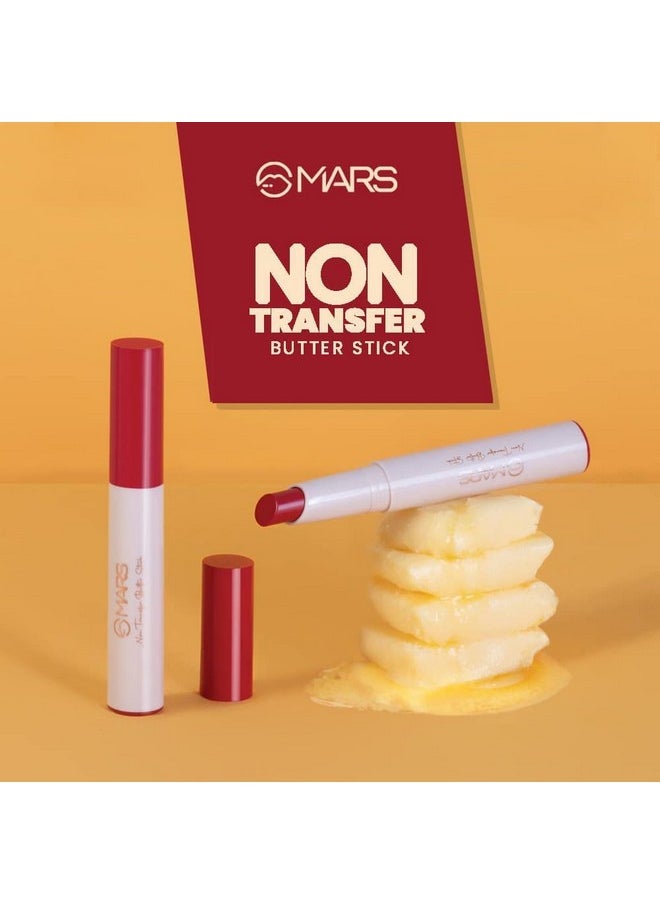 MARS Matte Non-Transfer Butter Smooth Lipstick | Up to 12 Hours Long Lasting | Smudge Proof and Waterproof Lipstick for Women (3.5 gm) (16-Brunch Ready)