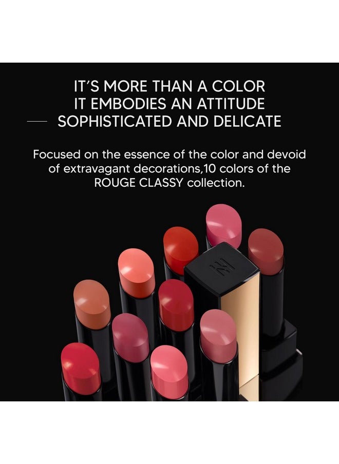 HERA Rouge Classy Lipstick, Endorsed by Jennie, Luxurious Long-Lasting Color with Anchor-Fit Technology, Featherlight Comfort, Luminous and Velvety Finish, Seoul-Inspired Shades - #181 CLICHÉ