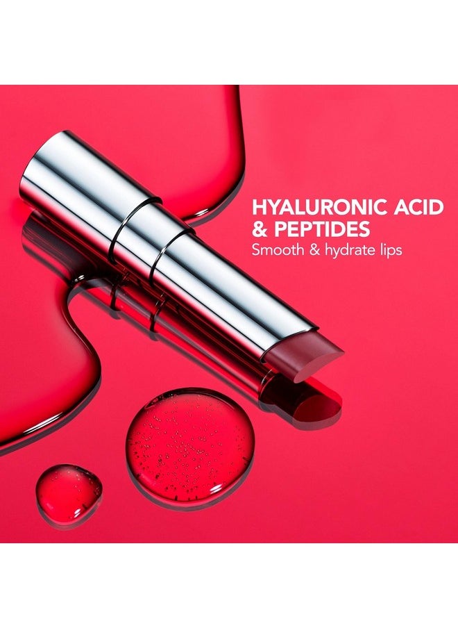 BUXOM Full-On Plumping Satin Lipstick, Formulated with Hyaluronic Acid & Sunflower Wax, Moisturizing Creamy Lipstick, Satin Finish, Weightless