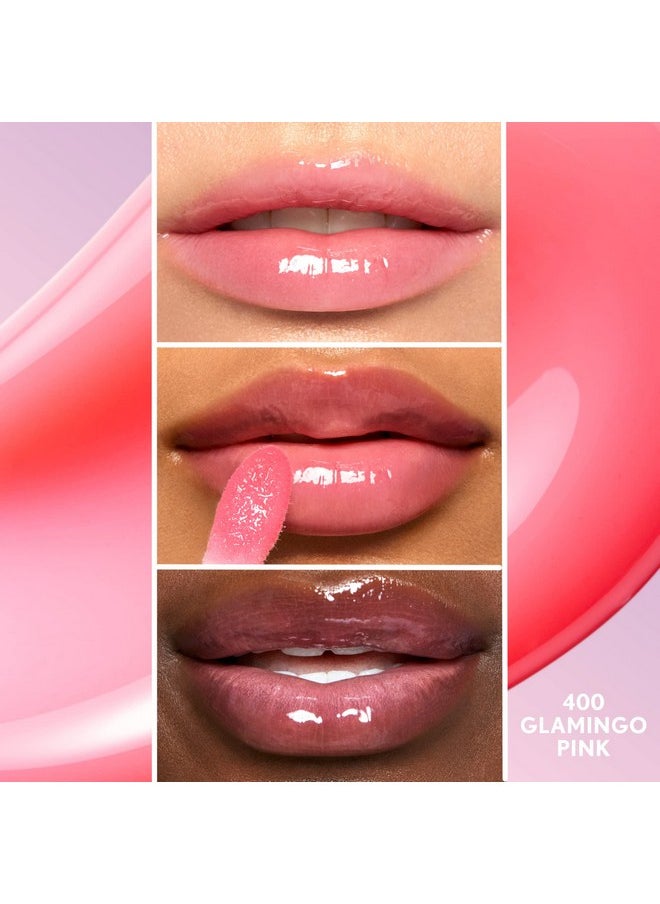 COVERGIRL Clean Fresh Yummy Gloss - Lip Gloss, Sheer, Natural Scents, Vegan Formula - Glamingo Pink