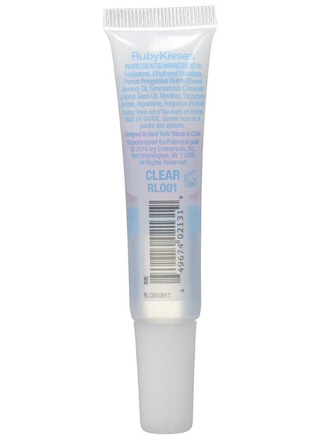 Ruby Kisses Hydrating Lip Gloss Clear Hydrating Lip Gloss (3 PACK)