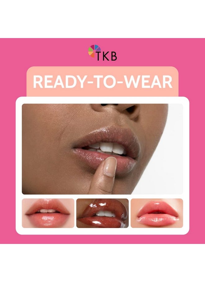 TKB Lip Gloss Base (Flexagel M) | Ready-to-Wear| Moisturizing, High Shine, Crystal Clear, Vegan and Cruelty free| Made in USA. (11 oz (2 of 5.5 oz bag))