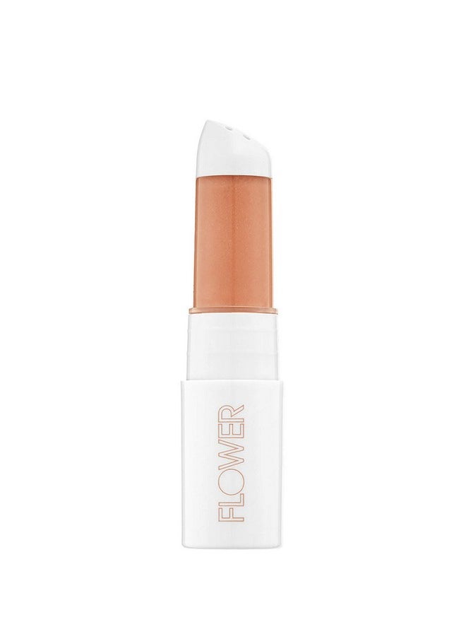 FLOWER BEAUTY By Drew Barrymore Petal Pout Lip Mask - Hydrating + Moisturizes Lips - Mango + Cocoa Butter - Lip Tint - Natural Color + Semi-Glossy Finish (Nectar)