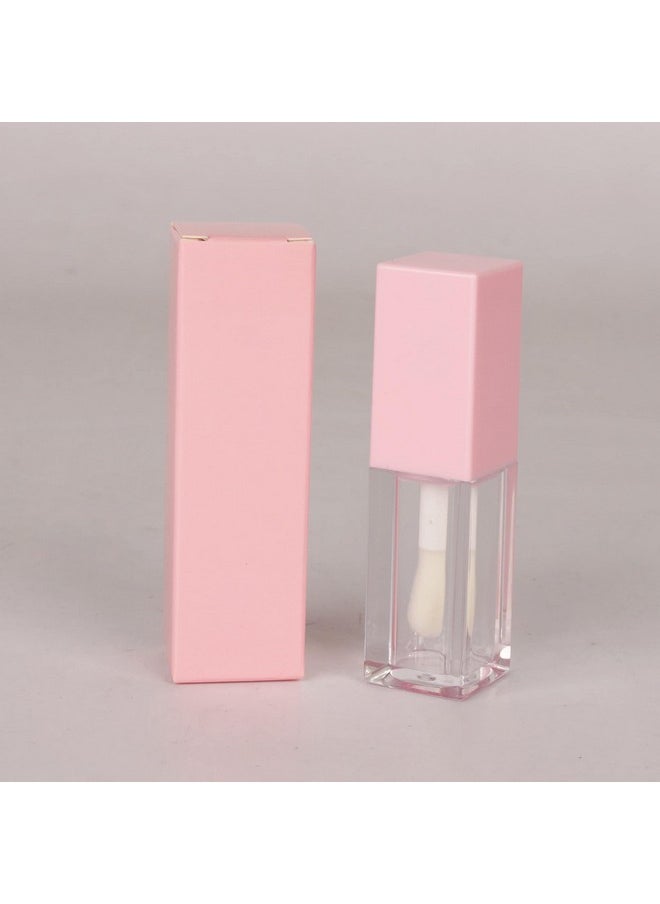 25pcs 25 * 25 * 86mm Craft paper box for lip gloss 350gms lipstick packing box for lipgloss tubes(pink paper box 25pcs) (Pink)