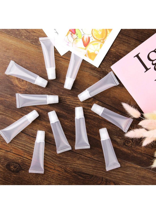 HRLORKC 50Pcs 10ml Empty Lip Gloss Tubes Empty Lip Balm Tubes for DIY Lip Gloss Balm Cosmetic