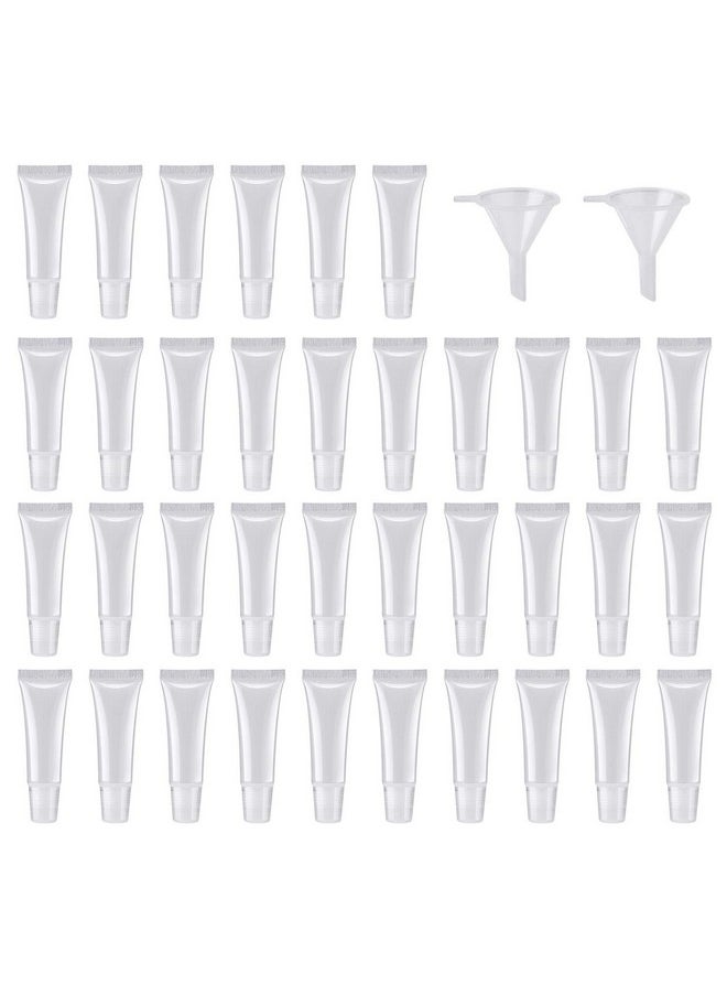 HRLORKC 50Pcs 10ml Empty Lip Gloss Tubes Empty Lip Balm Tubes for DIY Lip Gloss Balm Cosmetic