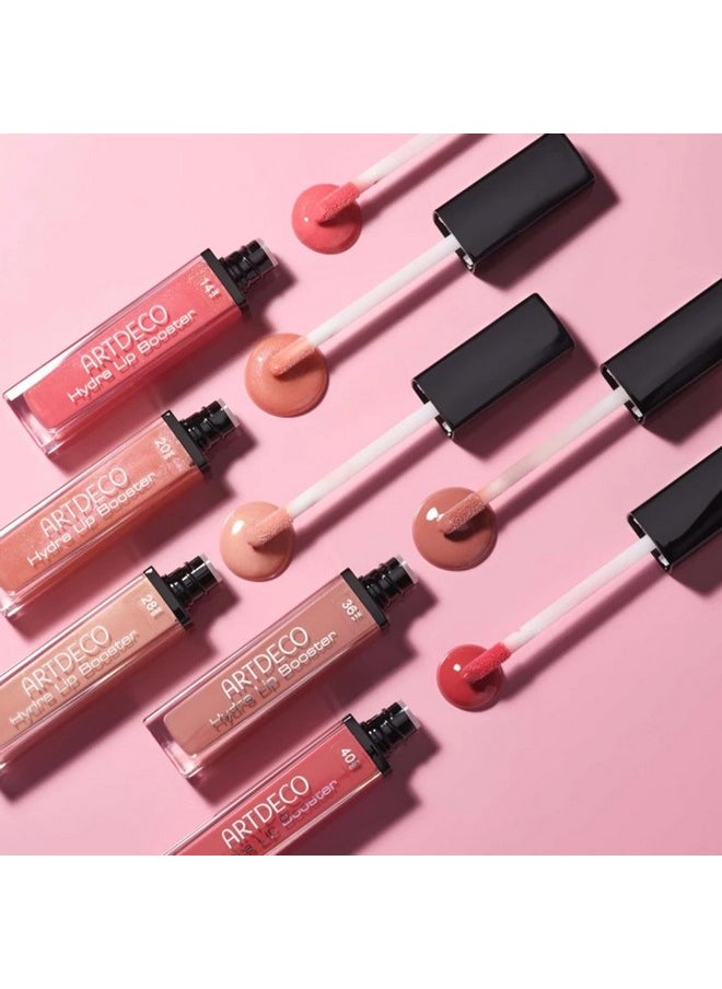 ARTDECO Hydra Lip Booster - Translucent Skipper’s Love - Hydrating Lip Gloss - Boosting Effect - Color Hint & Beautiful Shine - Non-Sticky Finish - Lip Care - Lip Oil - Makeup - Hyaluron - 0.21 Fl Oz