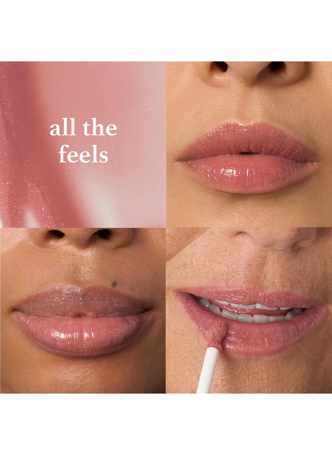 Julep So Plush Hydrating Lip Gloss - High-Shine, Non-Sticky Lip Color - Vitamin E for Soothing & Repair - Cruelty-Free, Moisturizing Gloss - All The Feels