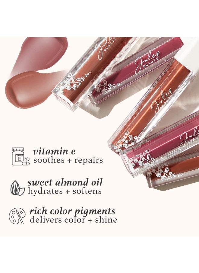 Julep So Plush Hydrating Lip Gloss - High-Shine, Non-Sticky Lip Color - Vitamin E for Soothing & Repair - Cruelty-Free, Moisturizing Gloss - All The Feels