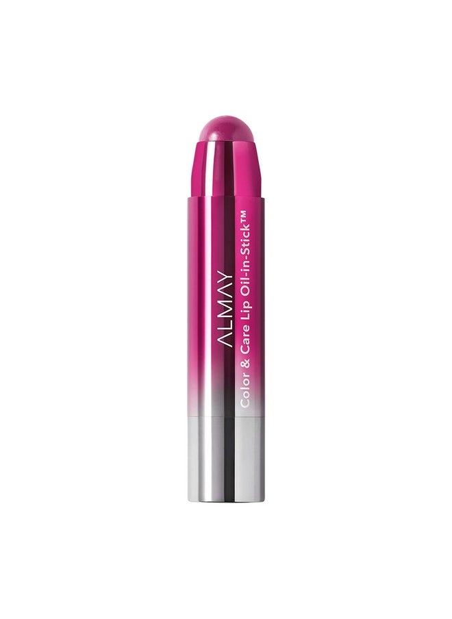 Almay Lip Oil, Hydrating Lip Color Makeup, Hypoallergenic, 110 Sugar Plum, 0.09 Oz