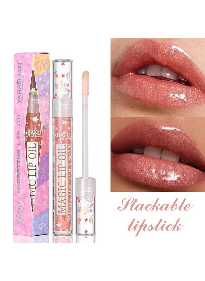 Petansy Shimmery Glitter Lip Gloss 6 Colors Liquid Lipstick Set Plumping Lip Oil | Syrupy gloss | Long Lasting | Moisturizing| High Shine | Lip Glow Set (6 Colors/Set)