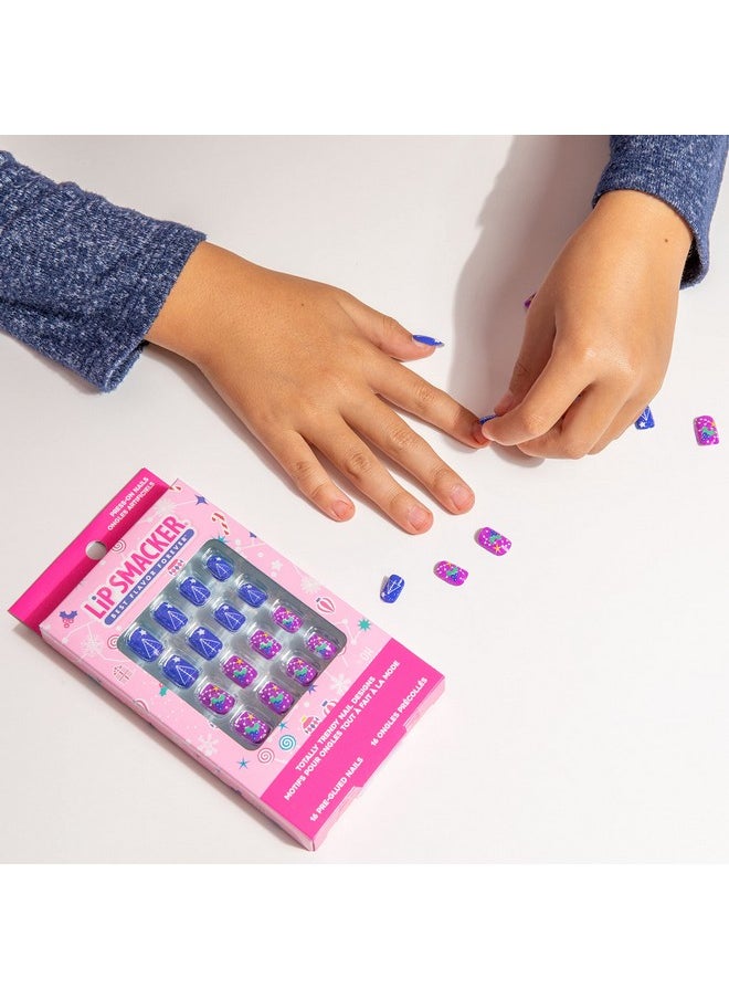Lip Smacker Unicorn Holiday Press On Nails Stocking Christmas Gifts For Girls Kids