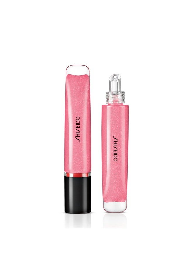 Shiseido Shimmer GelGloss, Bare Pink 04 - High-Shine Lip Gloss for Mirror-Like Crystalline Finish - 12-Hour Hydration - Weightless & Non-Sticky