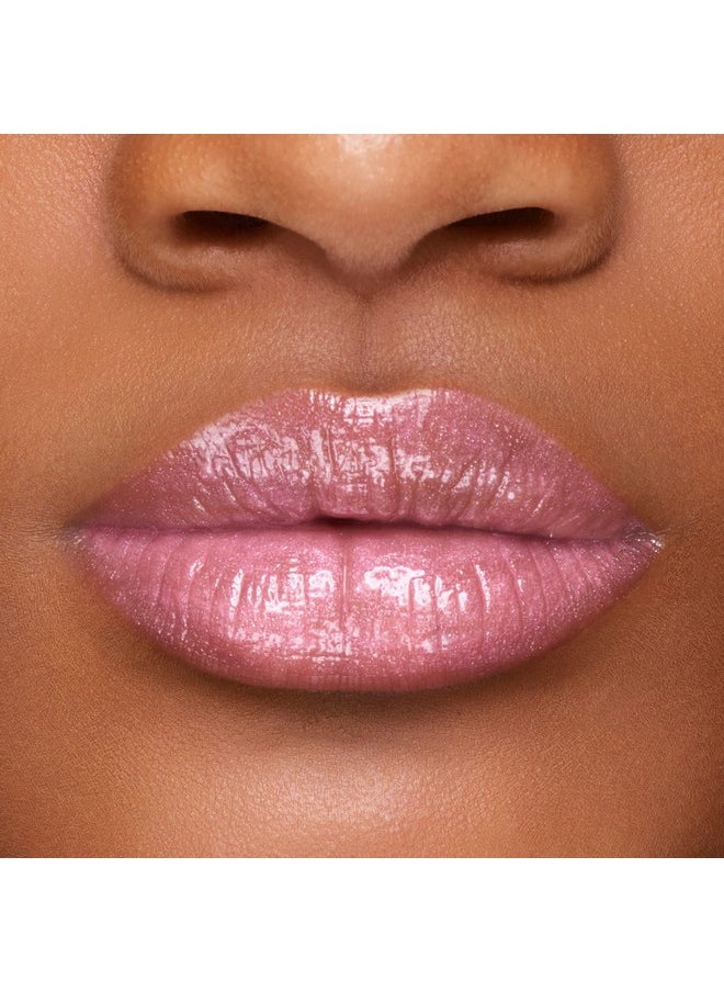 Shiseido Shimmer GelGloss, Bare Pink 04 - High-Shine Lip Gloss for Mirror-Like Crystalline Finish - 12-Hour Hydration - Weightless & Non-Sticky